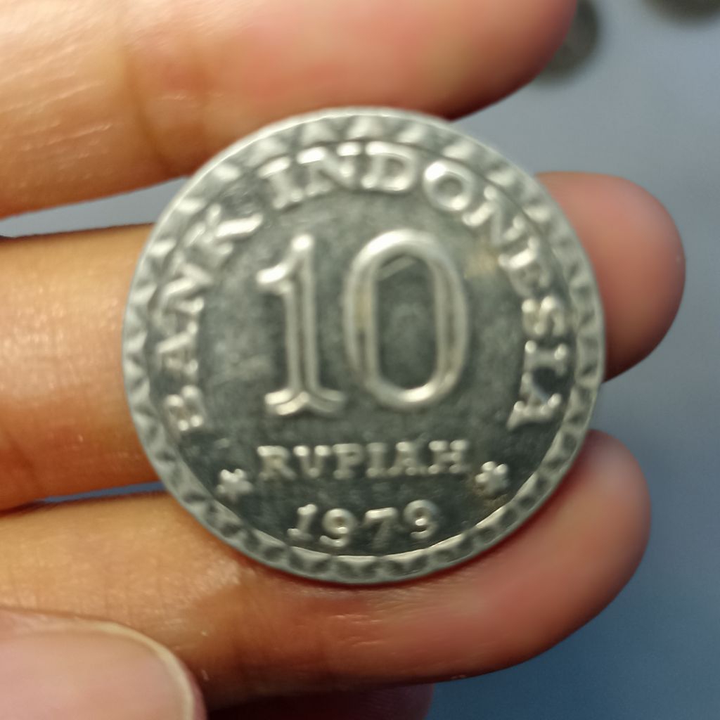 [ASLI] Uang Kuno Koin 10 Rupiah 1979 - Koleksi Numismatik Indonesia