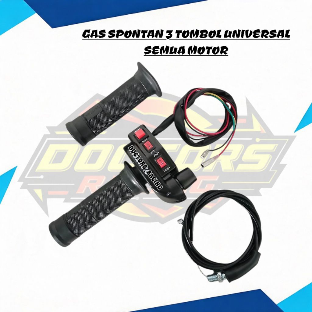 Gas Spontan Gas 2 Tombol Gas Spontan 3 Tombol On Off Starter Universal Semua Motor