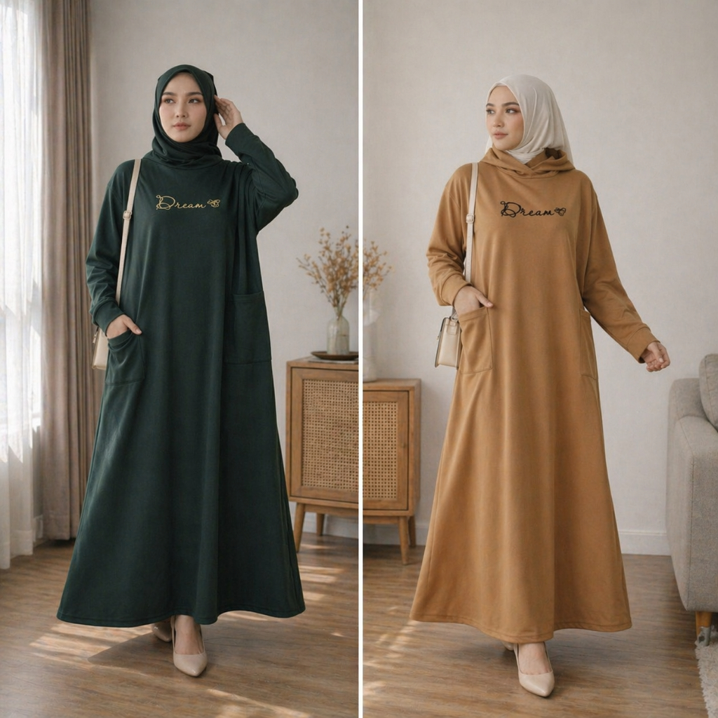 GAMIS WANITA POLOS JUMBO BIGSIZE OVERSIZE PANJANG LD120 LD130 LD140 SGS1003