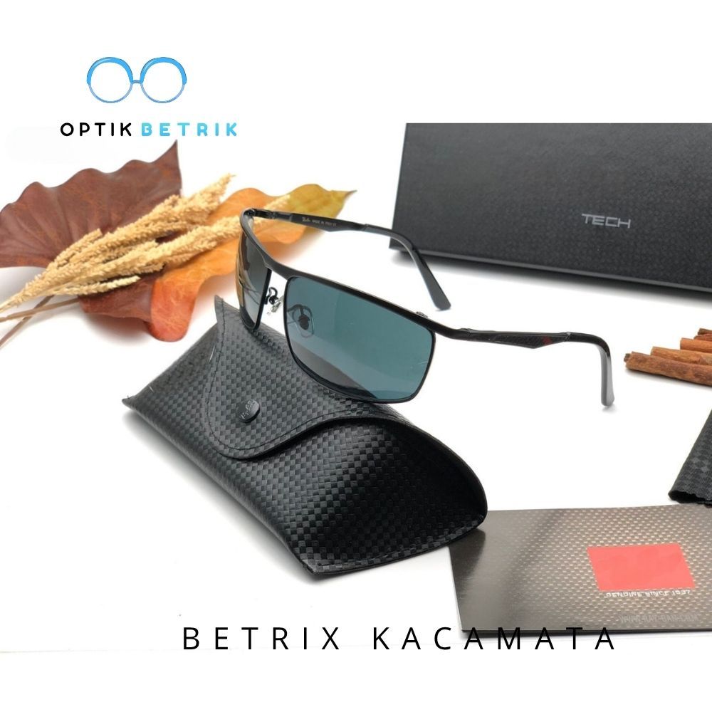 KACAMATA HITAM  RB 3462 SUNGLASSES FASHION 2026 DESAINER LENSA KACA ANTI SILAU DAN STYLISH UNTUK GAY