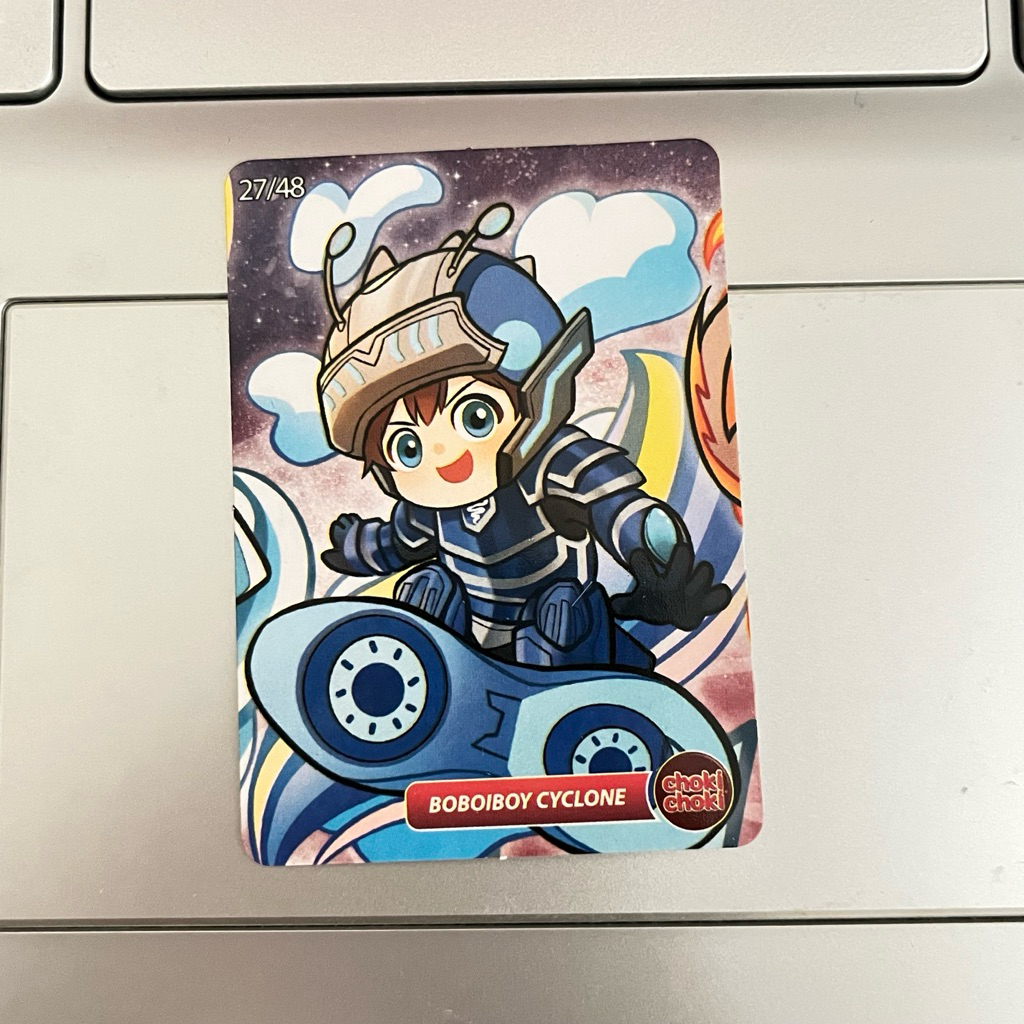 Kartu BoBoiBoy Taufan no 27/48 - Choki Choki Puzzle Malaysia
