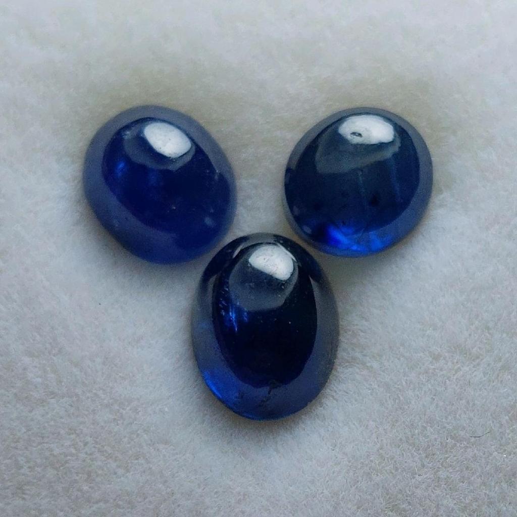 Natural Blue Sapphire Corundum Ceylon Srilanka Crystal Good Color Gems Batu Permata Safir Biru Asli