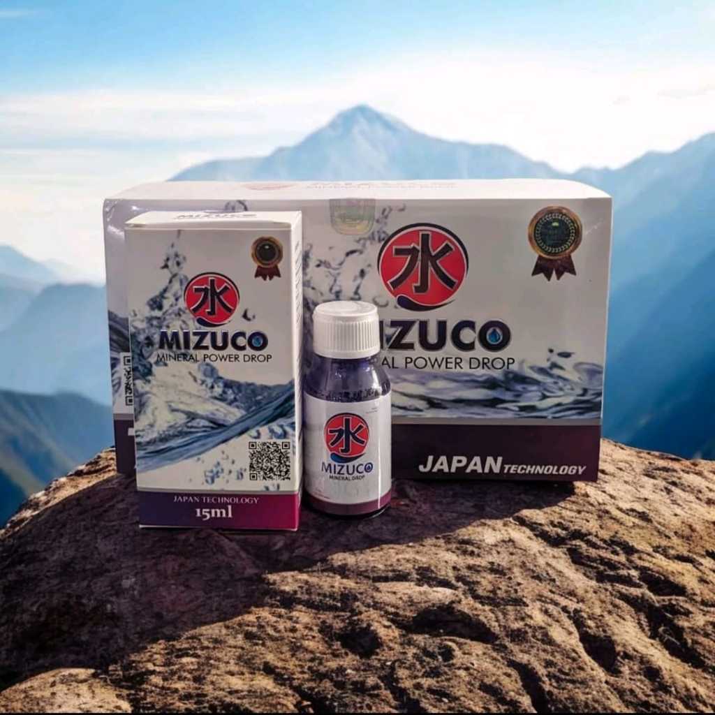 MIZUCO MINERAL POWER DROP 1 BOX ISI 5 BOTOL