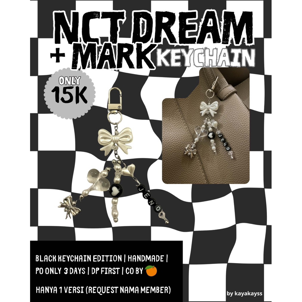 Keychain NCT Dream + Mark / Keychain NCT DREAM / Keychain NCT / Keychain Kpop / Keychain Custom / Ga