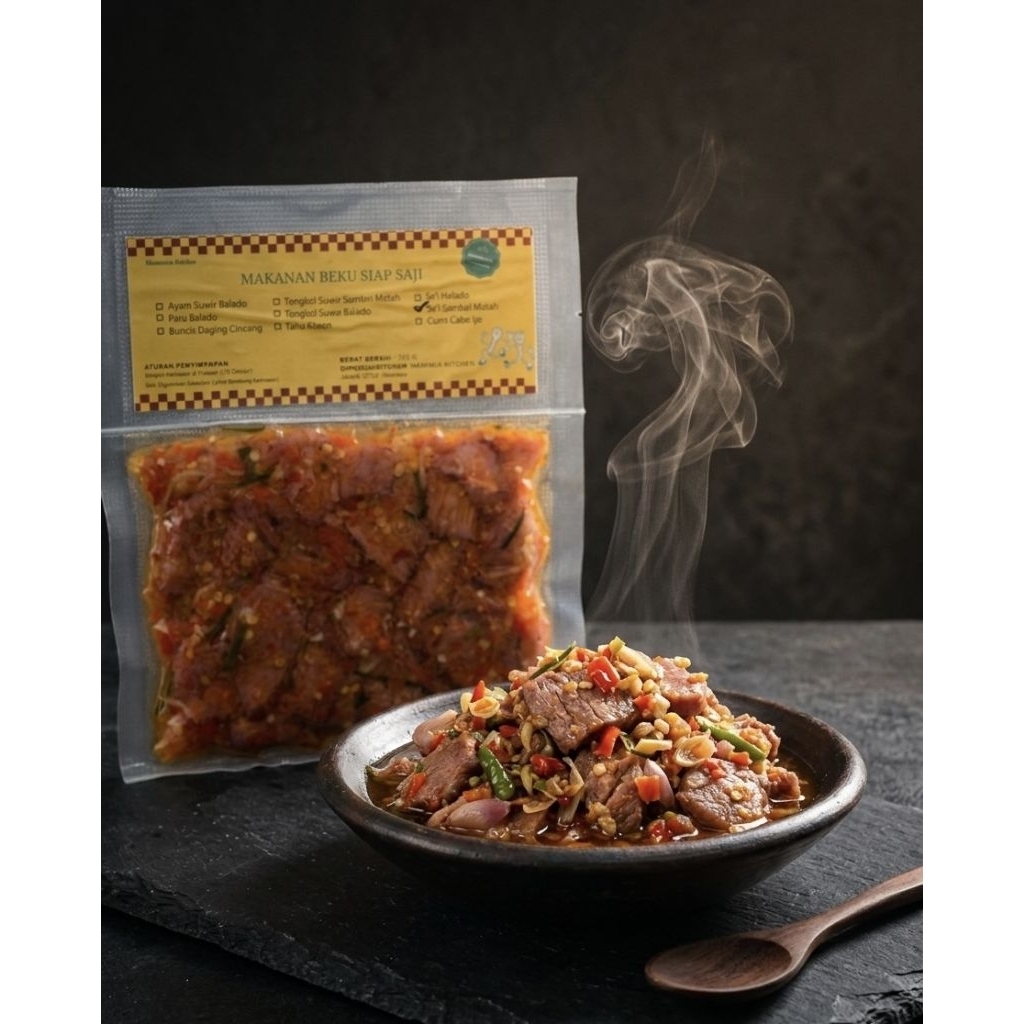 Se'i Sambal Matah. Se'i asli dari Kupang - Frozen Food