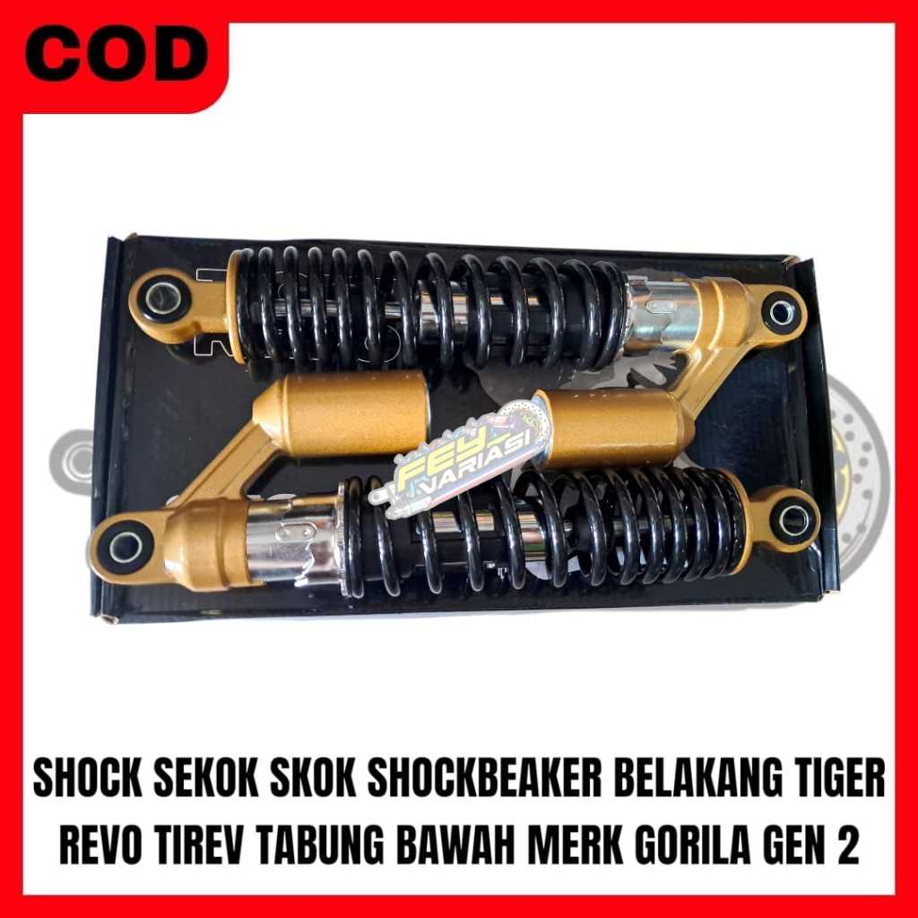 SHOCK SEKOK SKOK SHOCKBREAKER BELAKANG TIGER REVO TIREV TABUNG BAWAH MERK GORILA GEN 2 Motorcycle