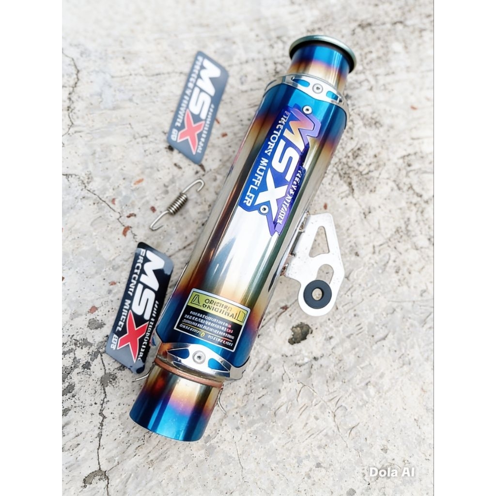 slincer knalpot original msx Salemba r9 Mugello inlet 50