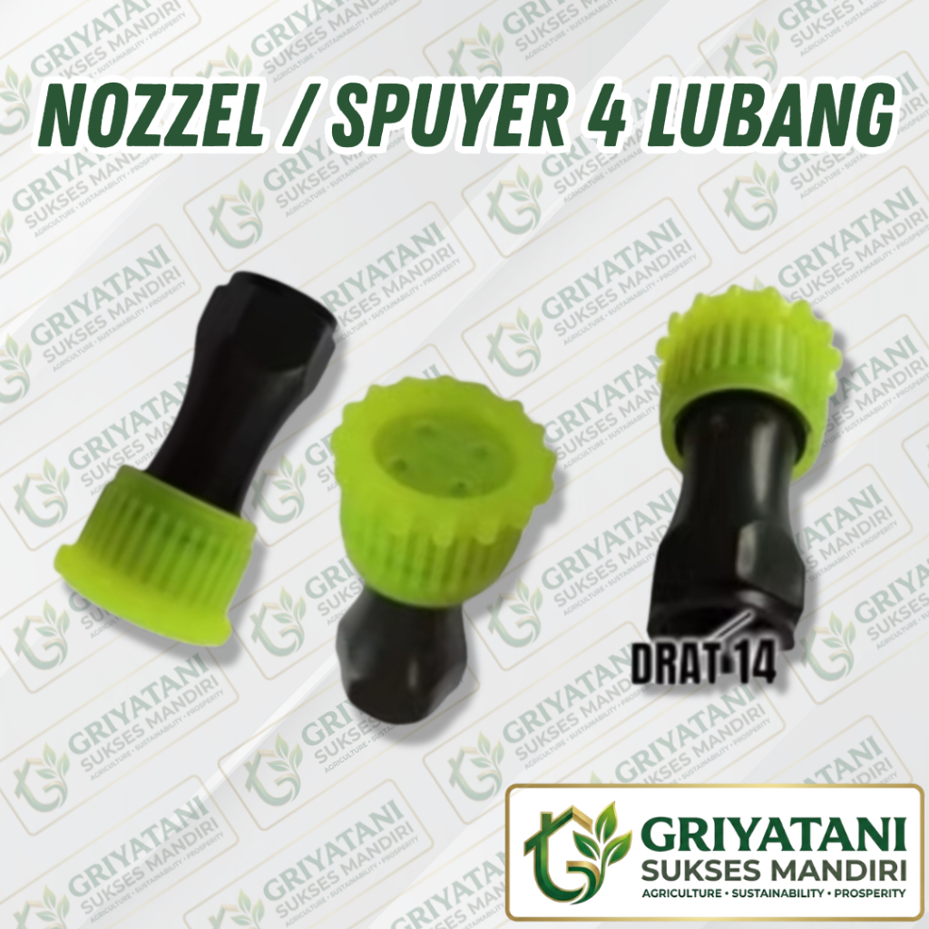NOZZLE SPUYER PLASTIK 4 LUBANG / SPUYER SPRAYER ELEKTRIK / SPUYER UNTUK SPRAYER GENDONG PLASTIK / SP