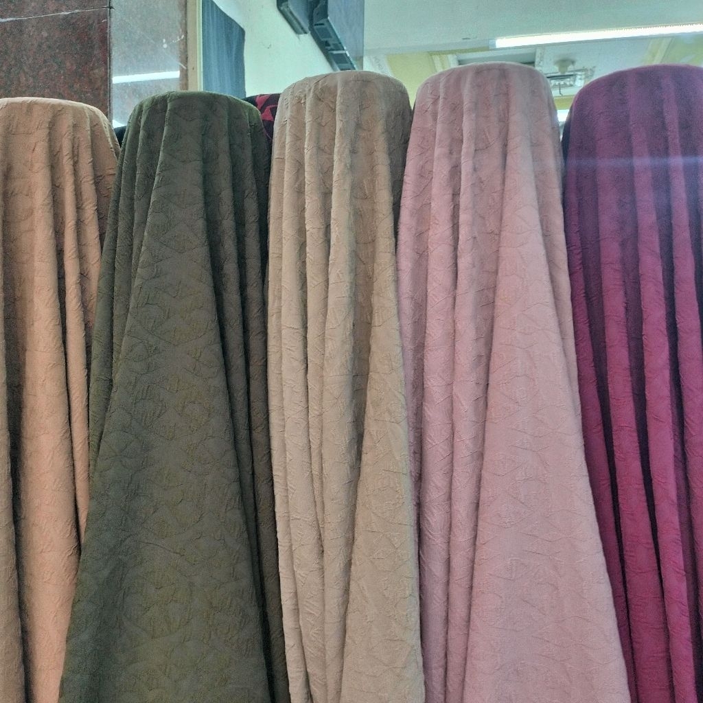 bahan kain emboss premium/kain emboss motif