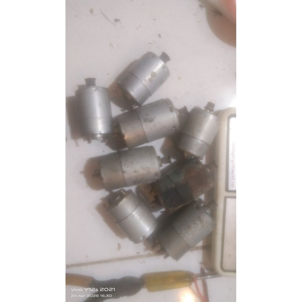 dinamo motor bekas printer kecil besar