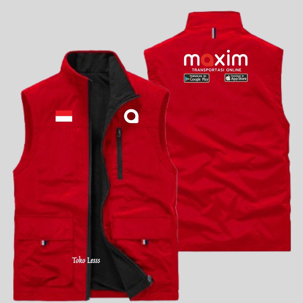 Rompi Outdoor Rompi Driver MAXIM / Rompi Driver MAXIM Trans Portasi Onnline / Rompi MAXIM Pria / Rom
