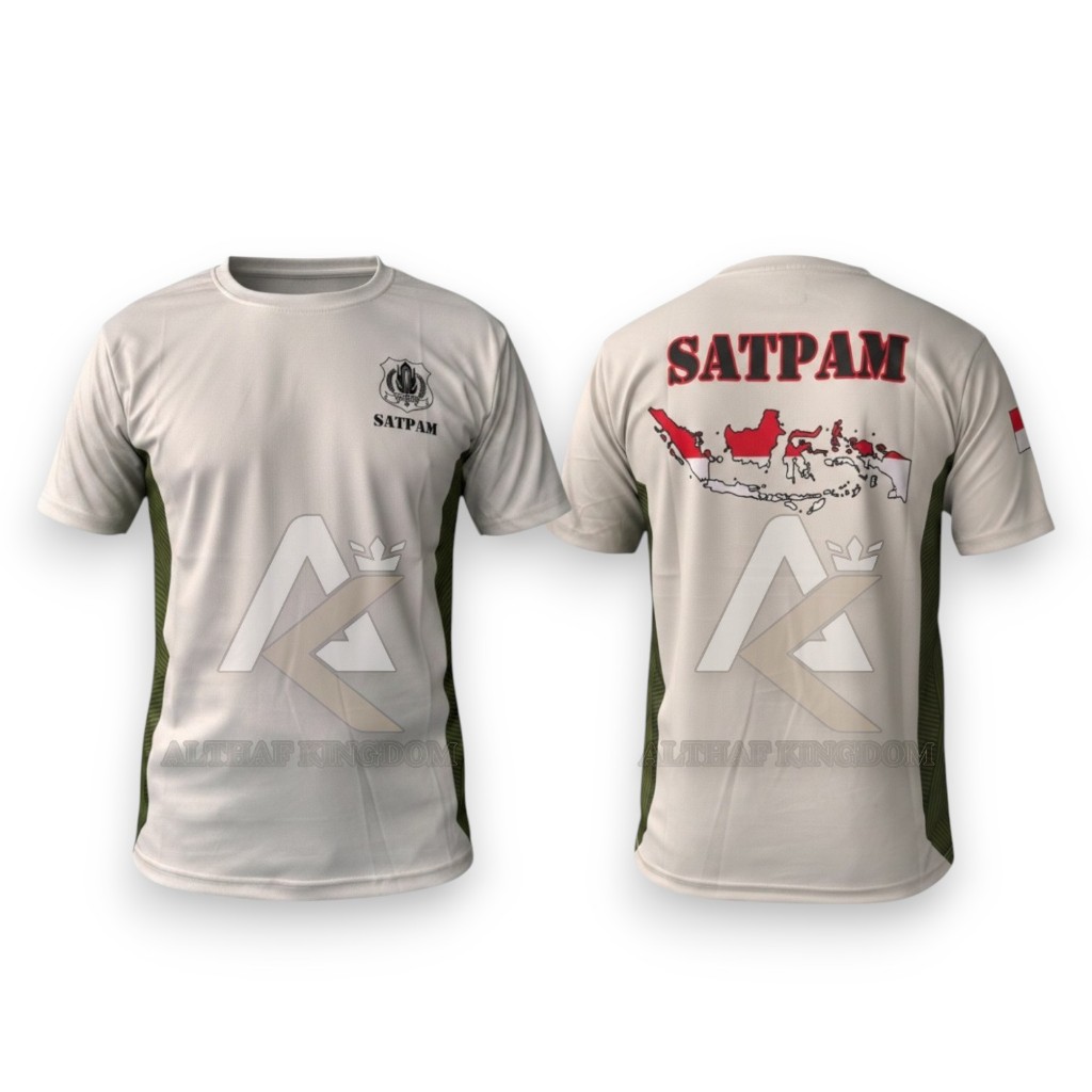 Kaos Satpam Security - Kaos Jersey Satpam Security - Kaos DryFit Satpam Security Jersey