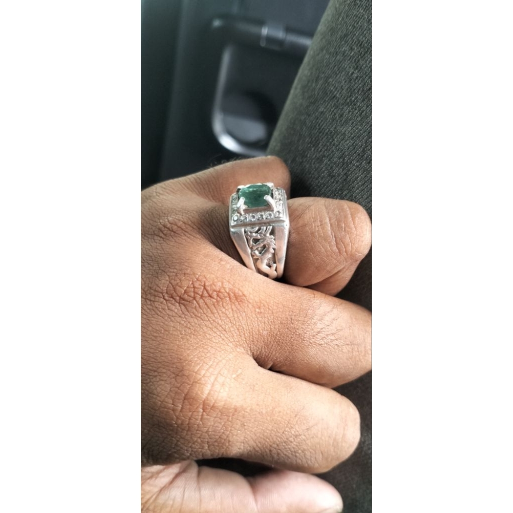 ZAMRUD RING PERAK HANDMADE