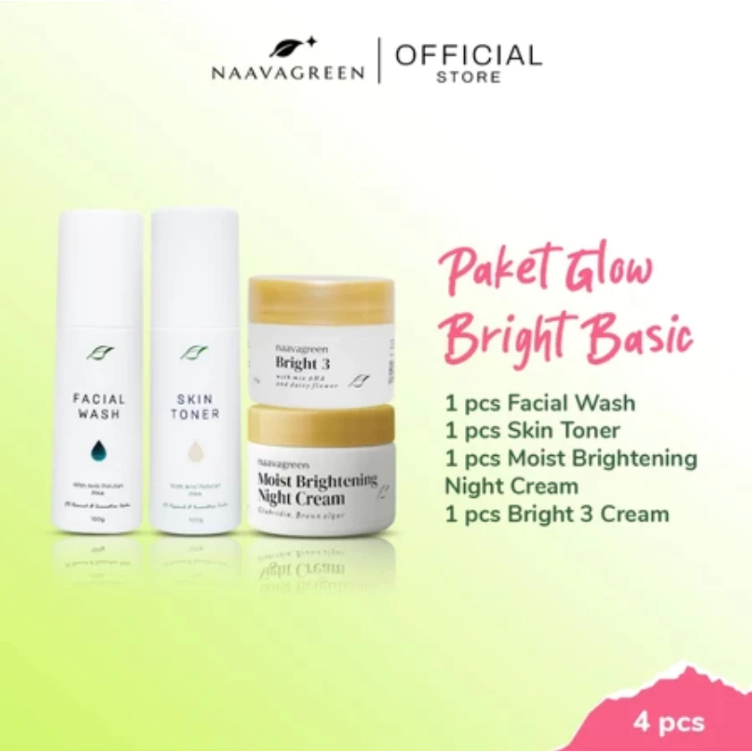 Naavagreen Glow Paket bright Basic-Paket Skincare Naavagreen