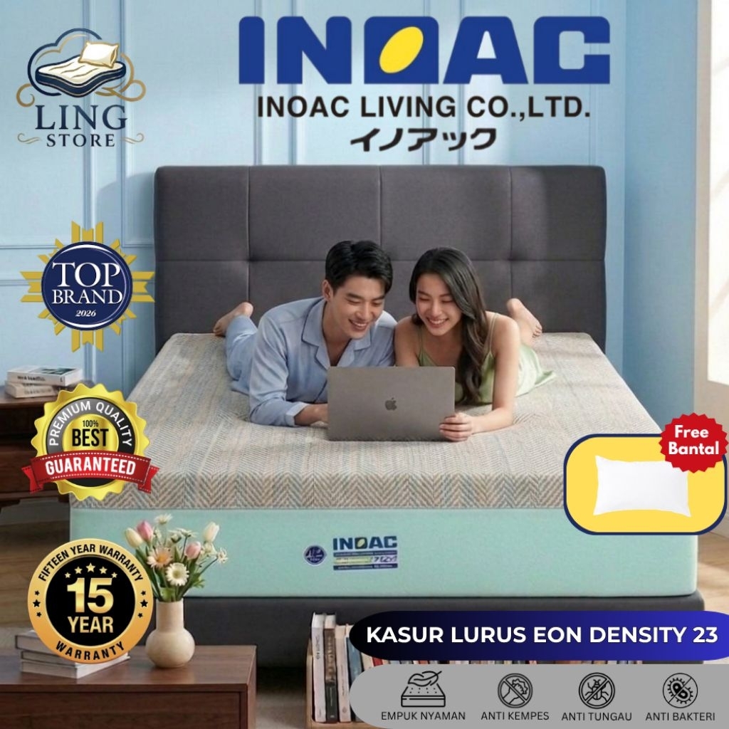Kasur Busa INOAC ORIGINAL EON Density 23 Garansi 15 Tahun Dijamin Ori 100% Nomor 1 Kualitas Terjamin