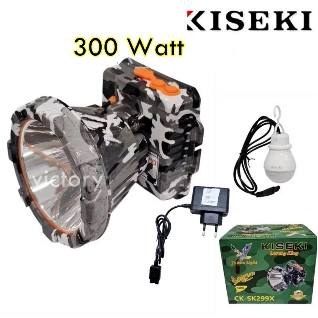 Senter Kepala Kiseki CK-299 Body Loreng 100 Watt