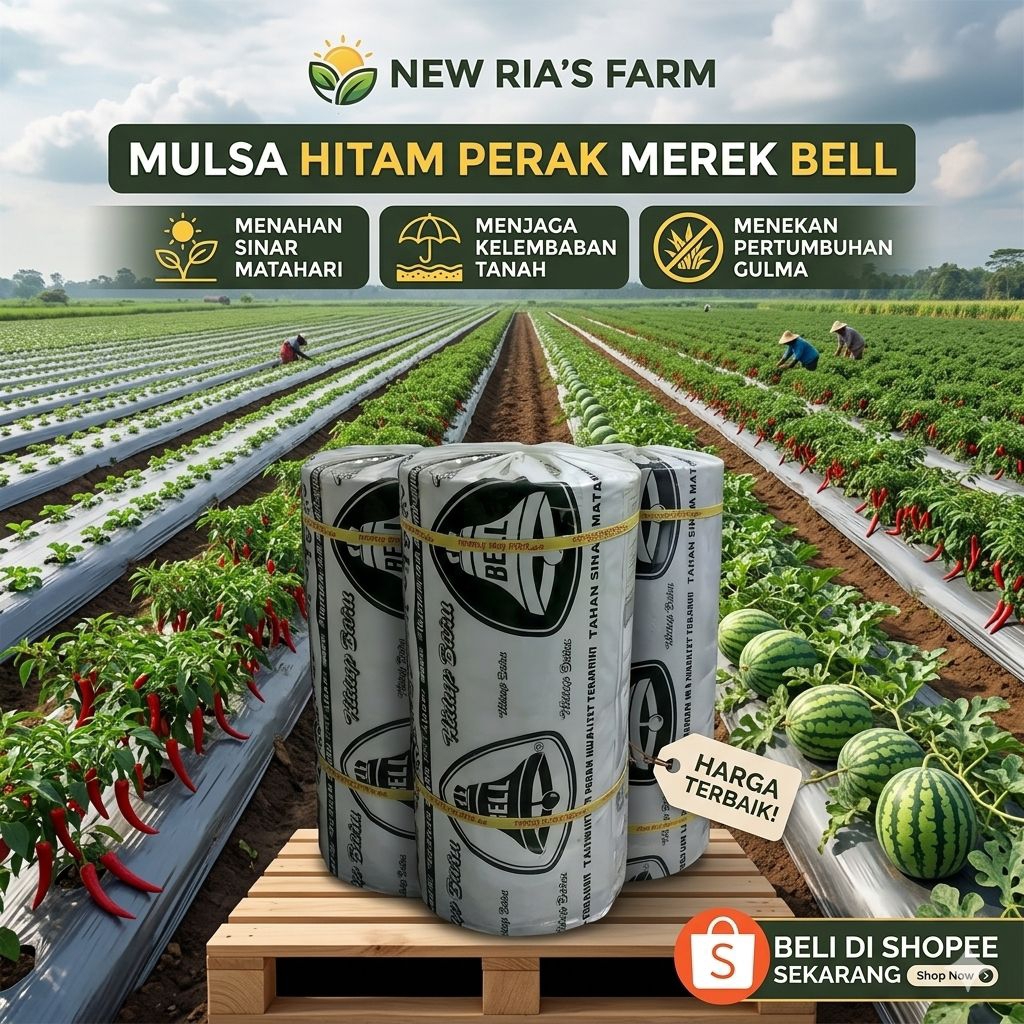 PLASTIK MULSA MERK BELL PER ROLL