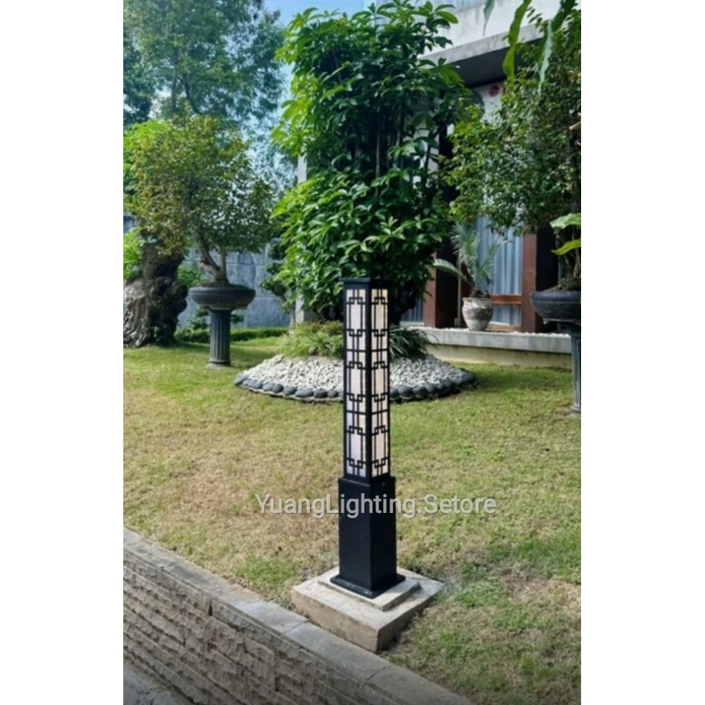 LAMPU TAMAN PAGAR TIANG PANJANG DESIEN SIANGHAY LAMPU TERAS DINDING MINIMALIS
