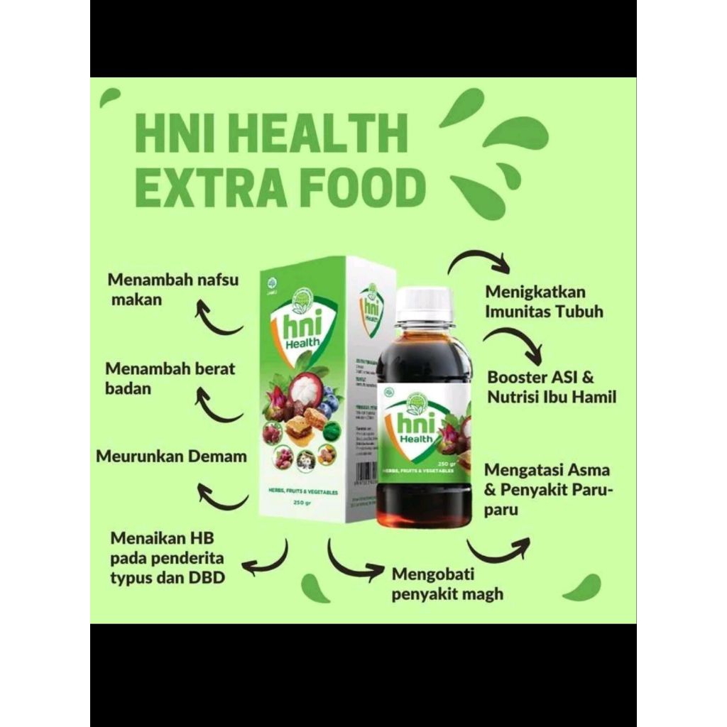 Madu health extra food HNI