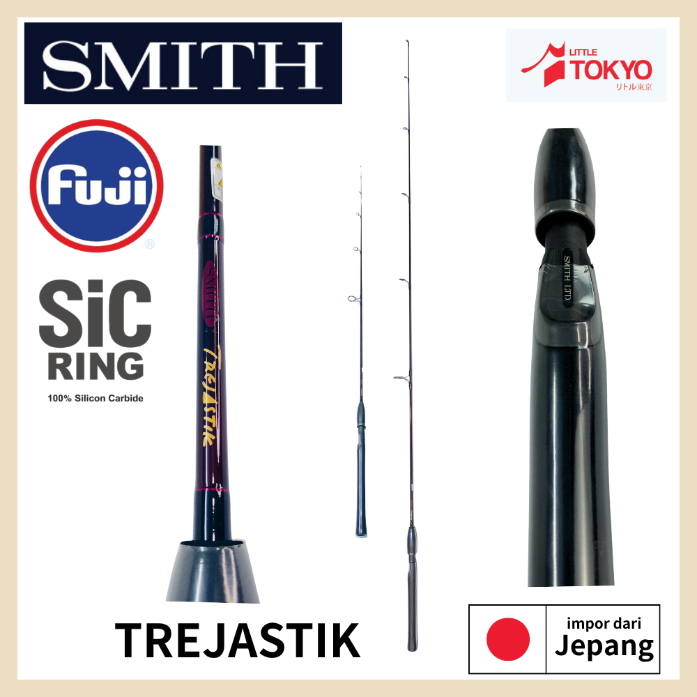 Joran Pancing Smith LTD Offshore Stick AMJ Trajestik & Obthyer Spinning JDM ASLI JEPANG