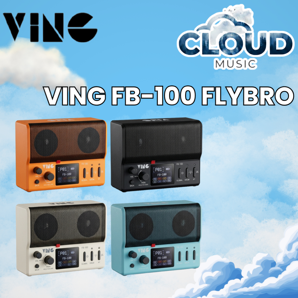 VING FB-100 FB100 FB 100 FLYBRO MULTI EFEK WITH AMPLIFIER