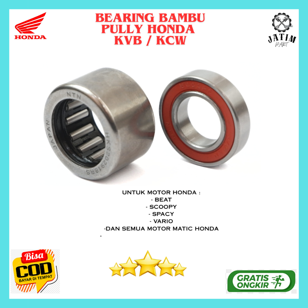 laher bambu cvt beat fi - bearing pulley beat esp Ori / Laher Pully Honda Beat Asli Bawaan Motor KVB
