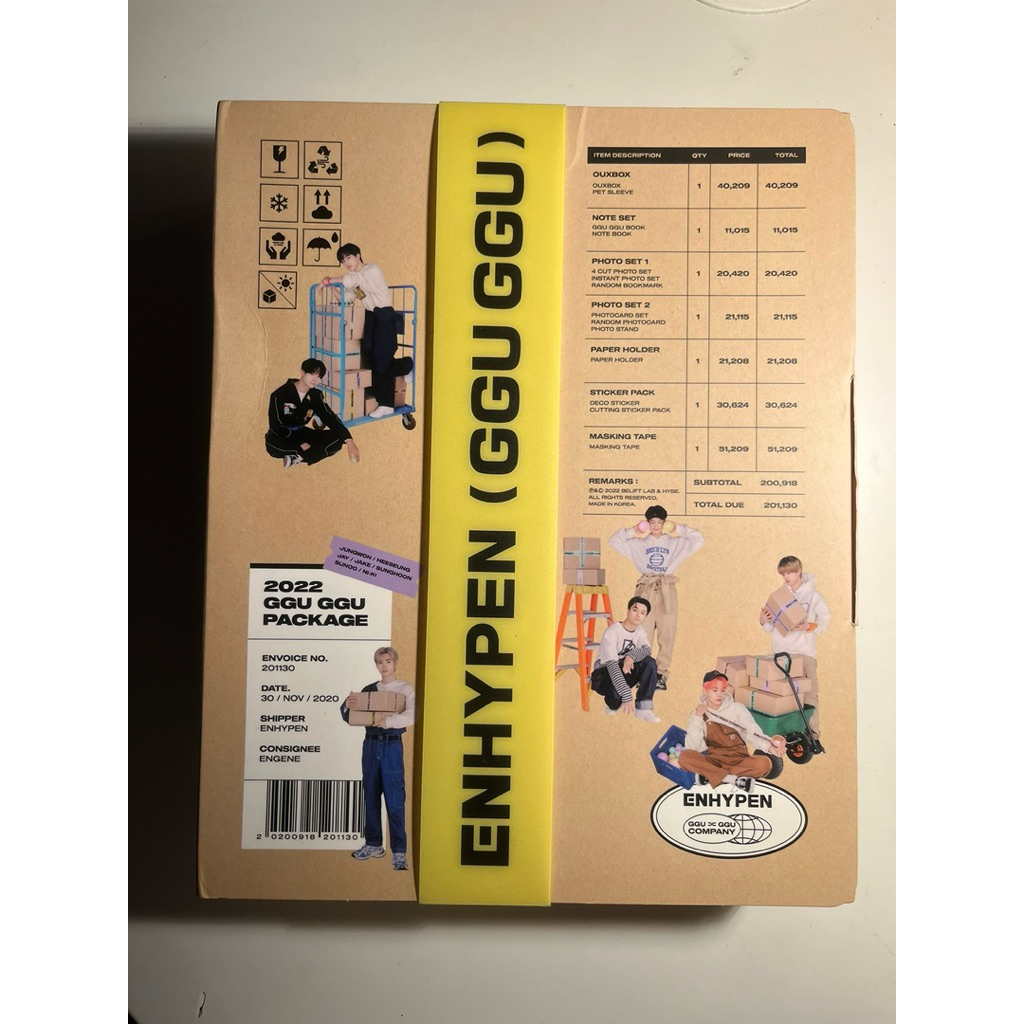 Enhypen Ggu Ggu Full Package 2022 Photocard Niki Jay Sunghoon Sunoo Heeseung Jake