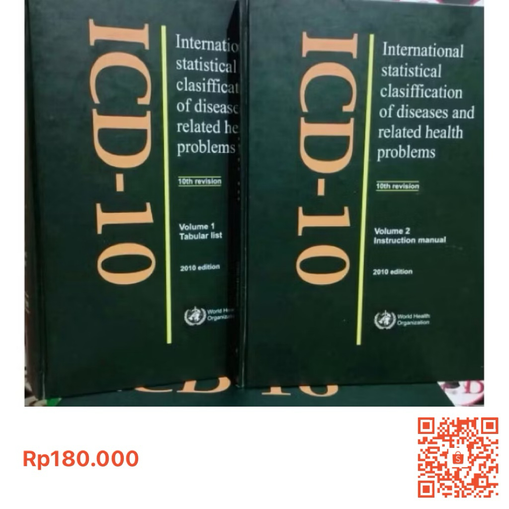 Paket 3 Buku ICD - 10 2010 Volume 123