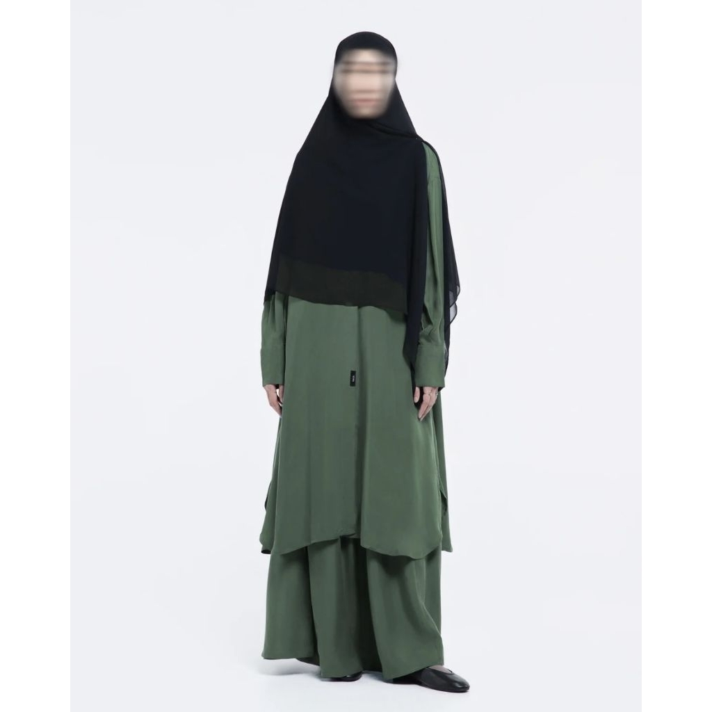 TAZA FINA STRIPES TAZA TALA LONG SET TAZA TEEQA ABAYA