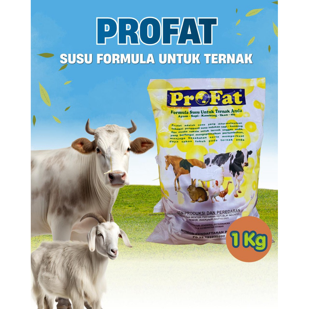 KEMASAN 1kg SUSU FORMULA SAPI KAMBING DLL