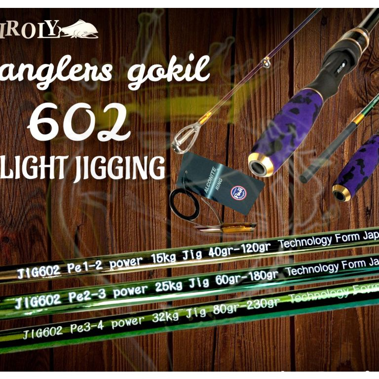 Joran Iroly Angler Gokil light jigging PE 1.5-2.5/PE 2-3/PE 3-4