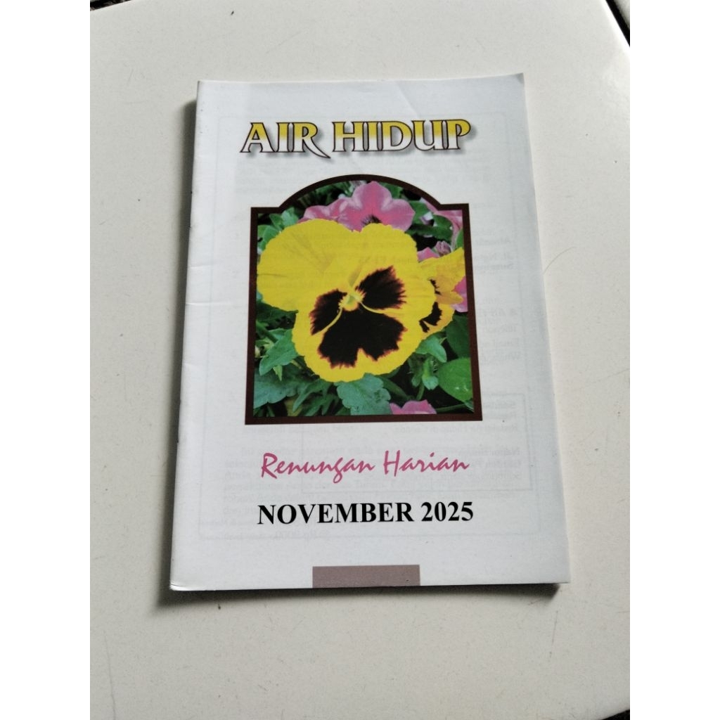 Renungan Air Hidup November 2025