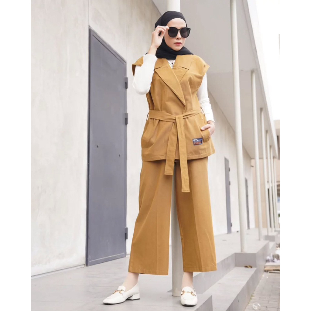 setelan celana zara by gyl authentic