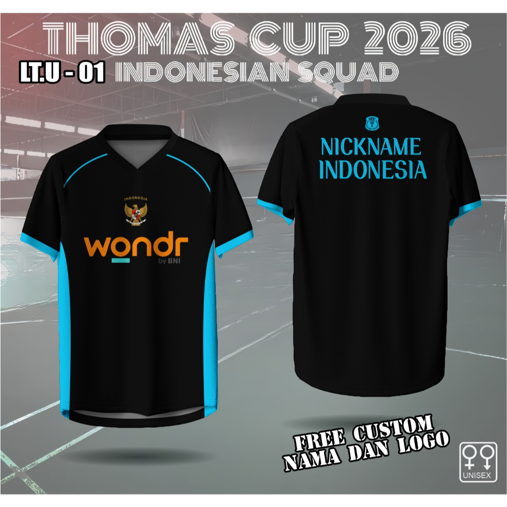 jersey badminton indonesia thomas cup 2026 latihan baju badminton thomas uber cup training baju bulu