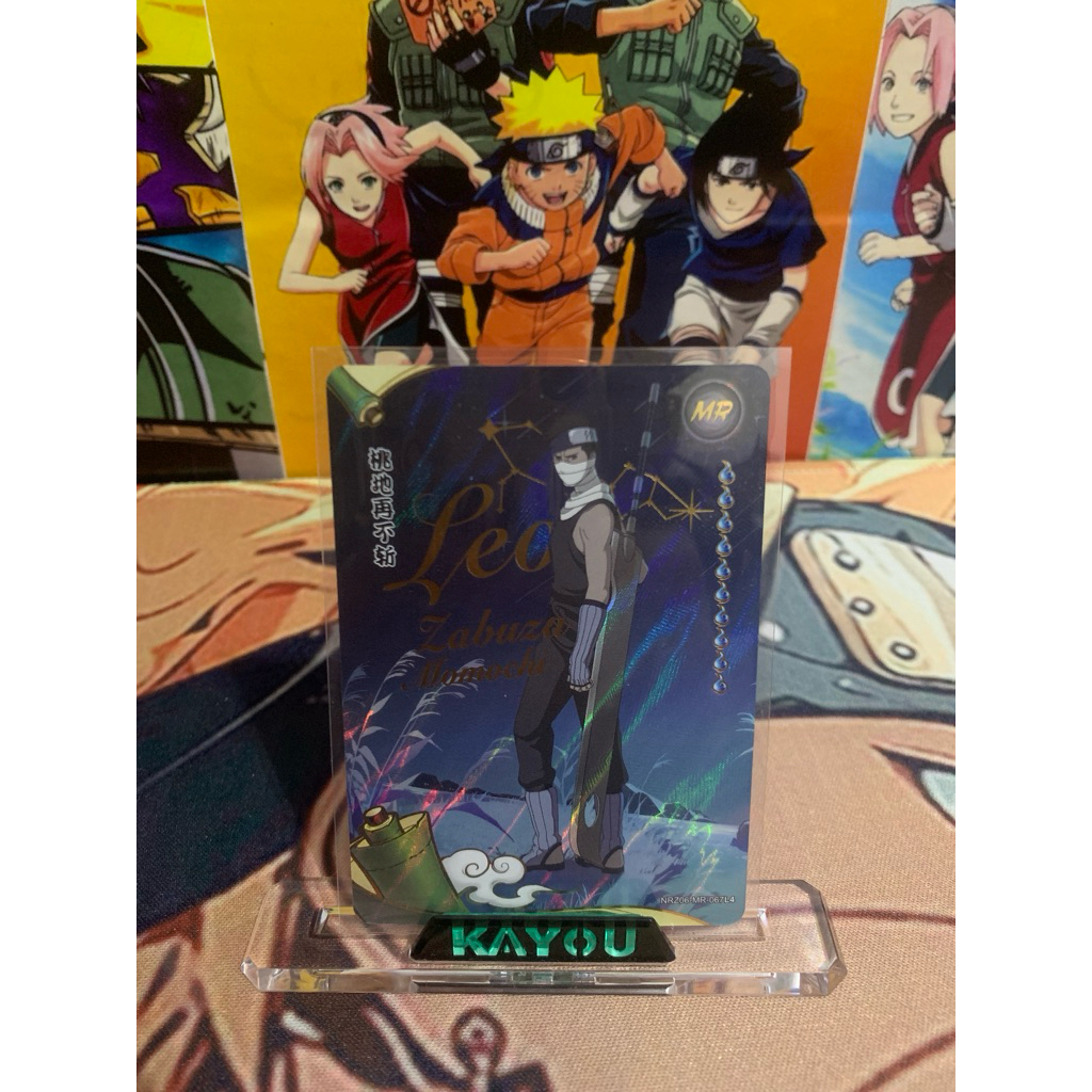 Kartu Naruto MR Zabuza Momochi Holo Foil Horoscope “Leo” Kayou Original