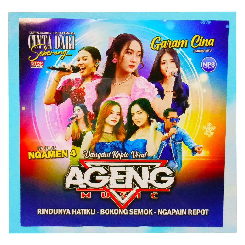 KASET MP3 AUDIO MUSIK DANGDUT AGENG ALBUM PILIHAN ISI 99 MUSIK TERBARU