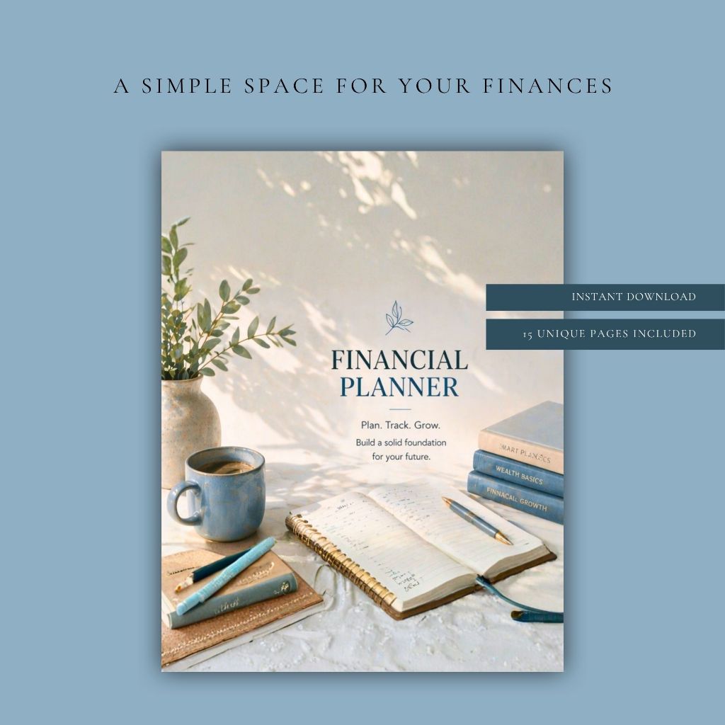 Financial Planner | Catatan Keuangan & Budget Tracker | Printable Finance Planner untuk Hidup Lebih 