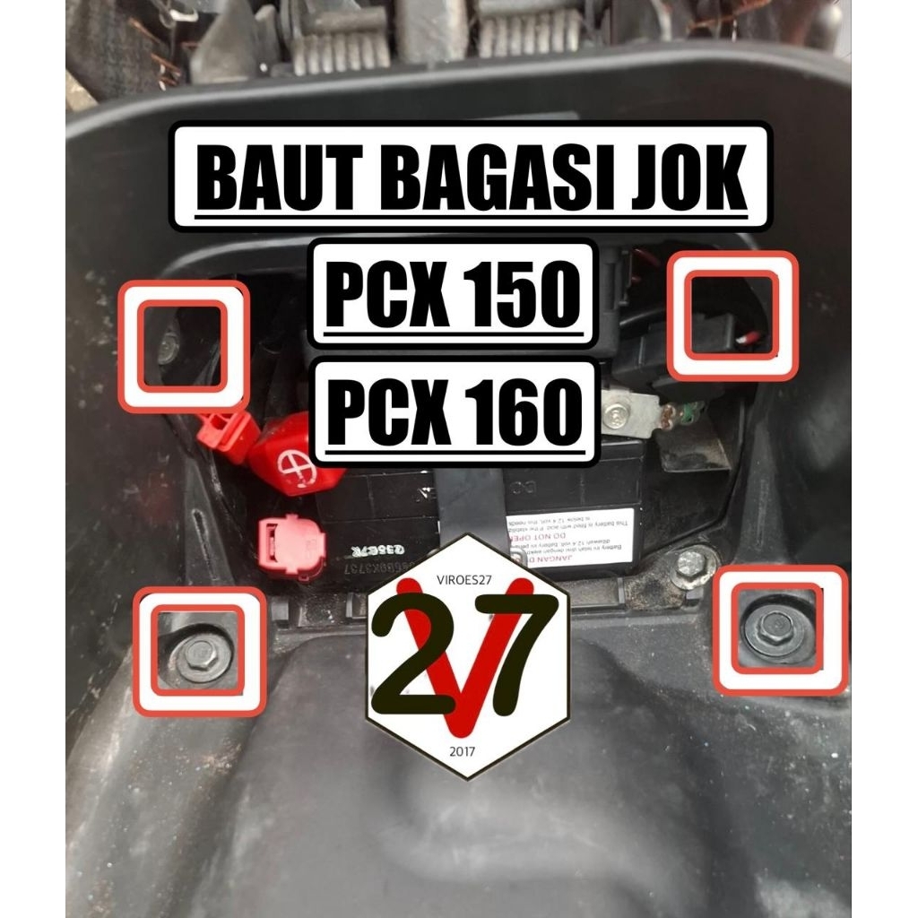 BAUT BAGASI JOK PCX 150 PCX 160 ORIGINAL