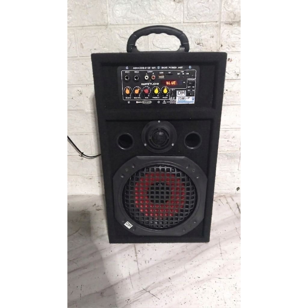 Speaker Aktif Bluetooth 8inch Wofer Bass Single.Aux Radio Usb.