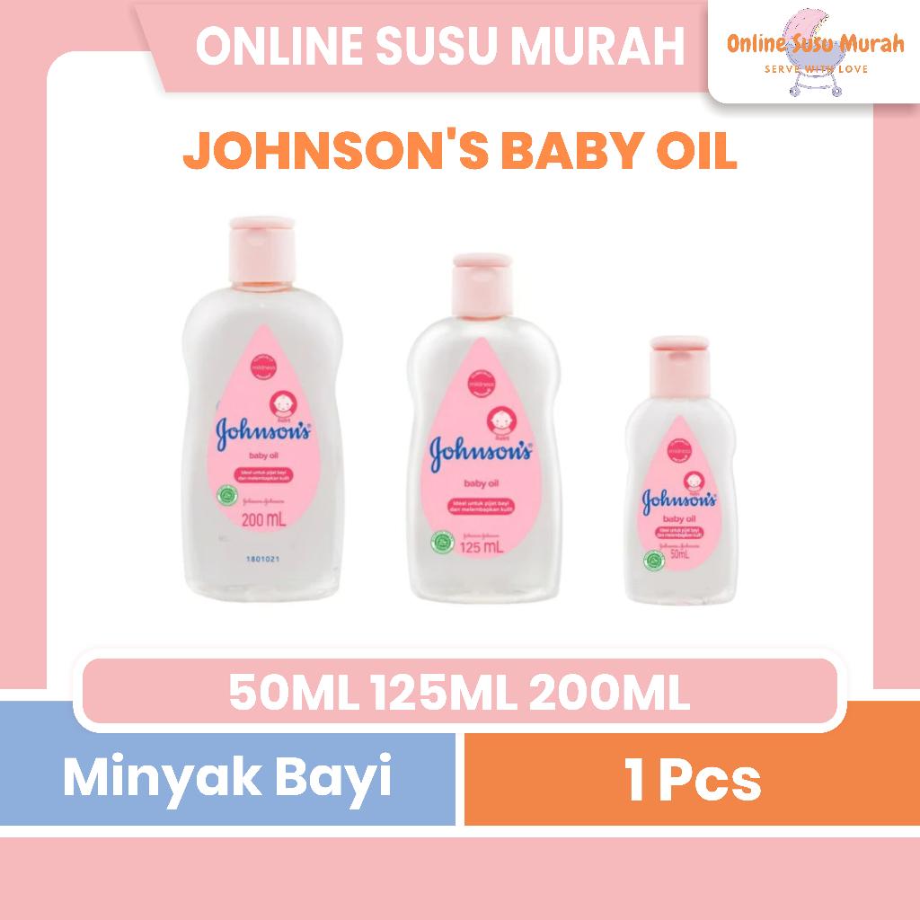 JOHNSON'S BABY OIL 125ML 50ML 200ML JOHNSON MINYAK BAYI 125 ML 50 ML 200 ML PRLA
