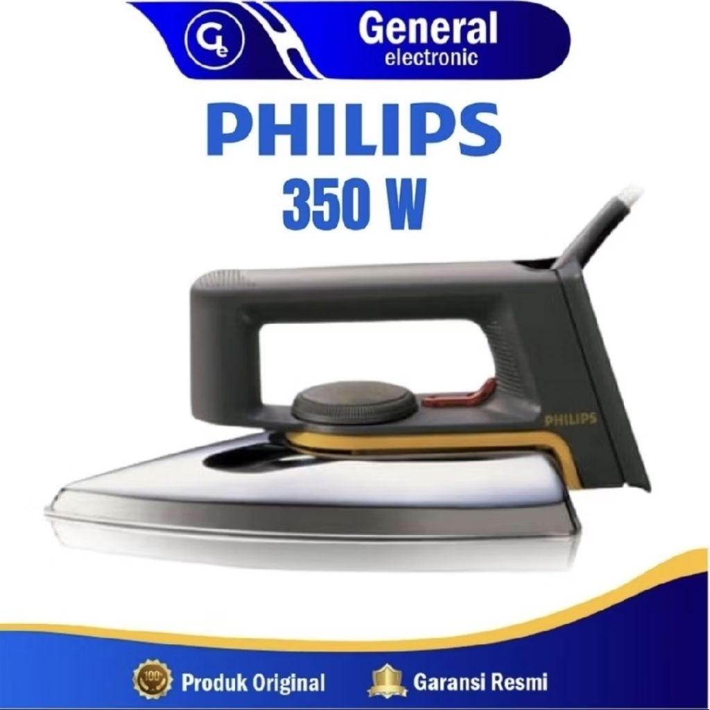 SETRIKA PHILIPS ELECTRIC DRY IRON CLASSIC HD 1172 / PHILIPS HD1172 SETRIKA