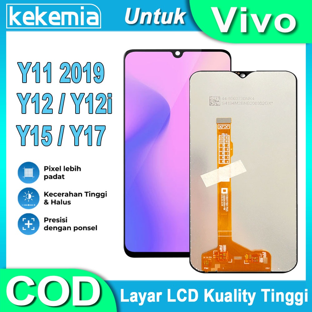 LCD Untuk Vivo Y11 2019 Vivo Y12 Vivo Y12i Vivo Y15 Vivo Y17 LCD TouchScreen Penggantian Layar Sentu