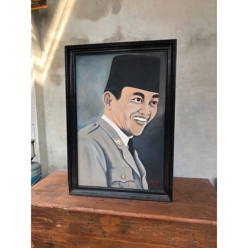 Lukisan ir.Soekarno persiden pertama Indonesia