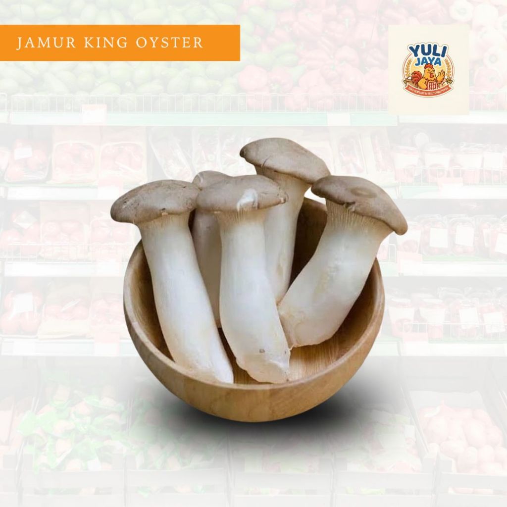 Jamur King Oyster Mushroom Fresh 200gr Healthy Wagyu Jamur King Oyster Mini Babby Import Fresh
