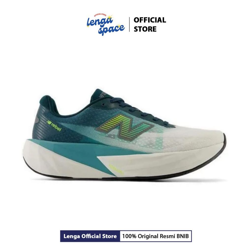 Sepatu Lari Pria FuelCell Rebel v5 Men Running Shoes - Green (MFCX3HW) Original