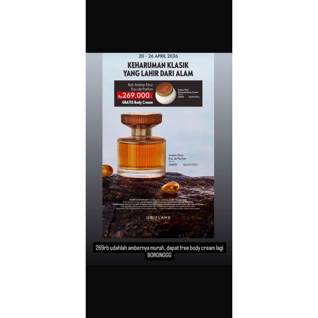 oriflame parfum amber