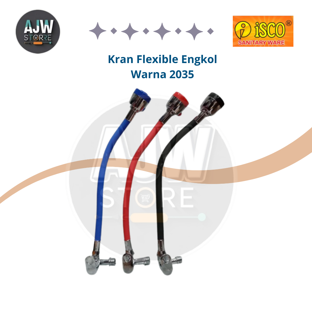 Kran Angsa Flexible Warna Engkol ISCO WF2035