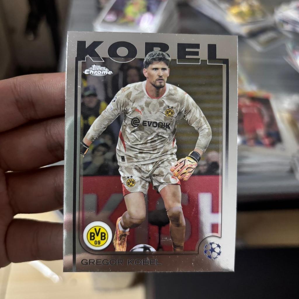 Kartu Bola Kobel Topps Chrome Dortmund Original