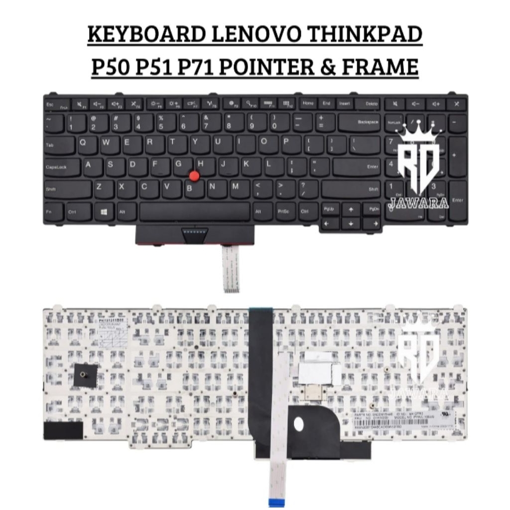 KEYBOARD LAPTOP IBM THINKPAD P50 P51 P70 00PA288 LAYOUT MOBILE WORKSTATION