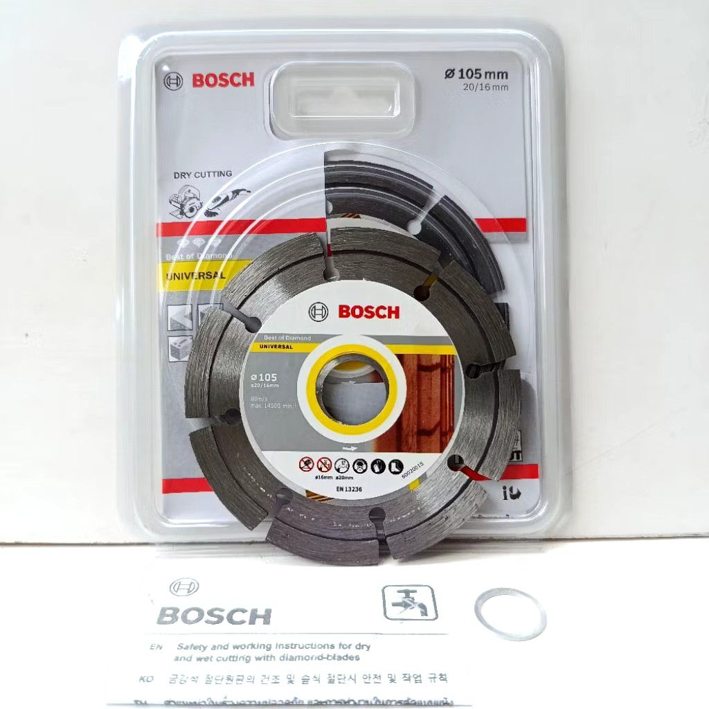 BOSCH Diamond Wheel 4" Dry  Mata Gerinda Kering Diamond Wheel Dry cutting 4 inch 105 mm
